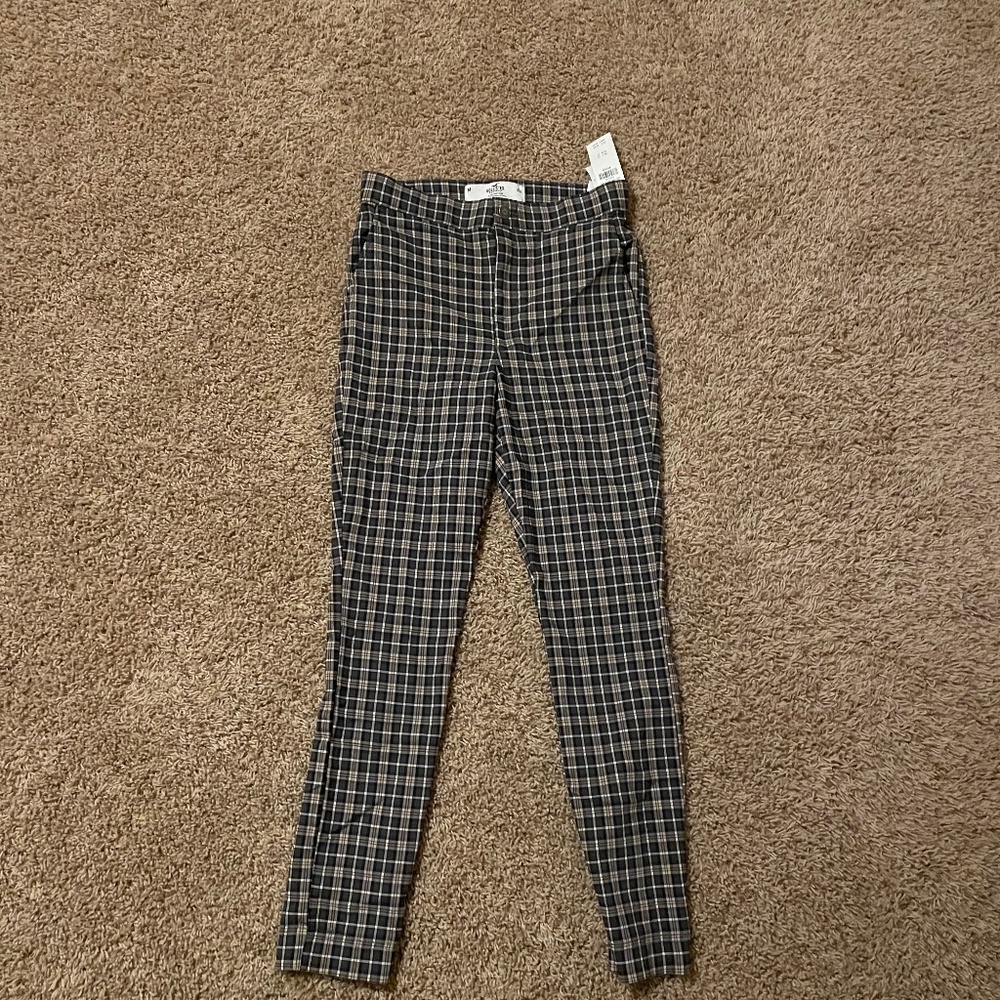 hollister unworn plaid jegging